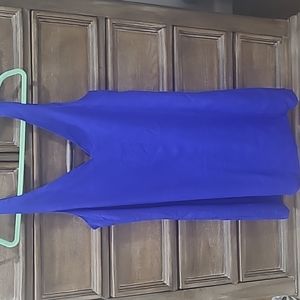 Royal blue aline shift